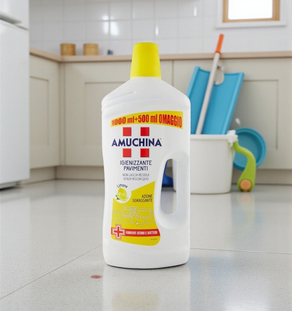 amuch-Photoroom Igienizant Amuchina pentru Podele cu Lamaie 1.5l - imagine 1
