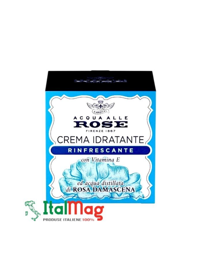 Cremă de față Hidratanta Racoritoare ACQUA ALLE ROSE cu vitamina E 50ml - imagine 1