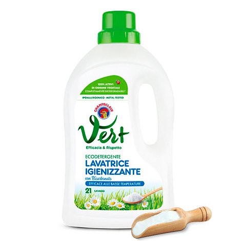 lavatrice-bicarbonato Detergent Eco Vert Chanteclair igienizant cu Bicarbonat 21 spalari - imagine 1