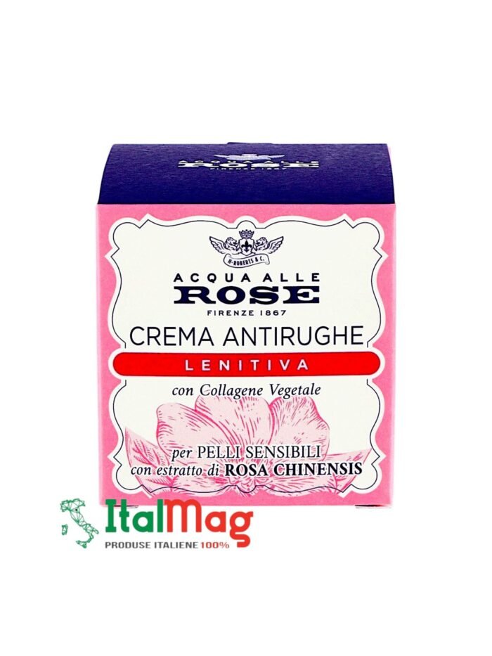 Cremă de față hidratantă calmanta ACQUA ALLE ROSE cu vitamina B5 50ml - imagine 1