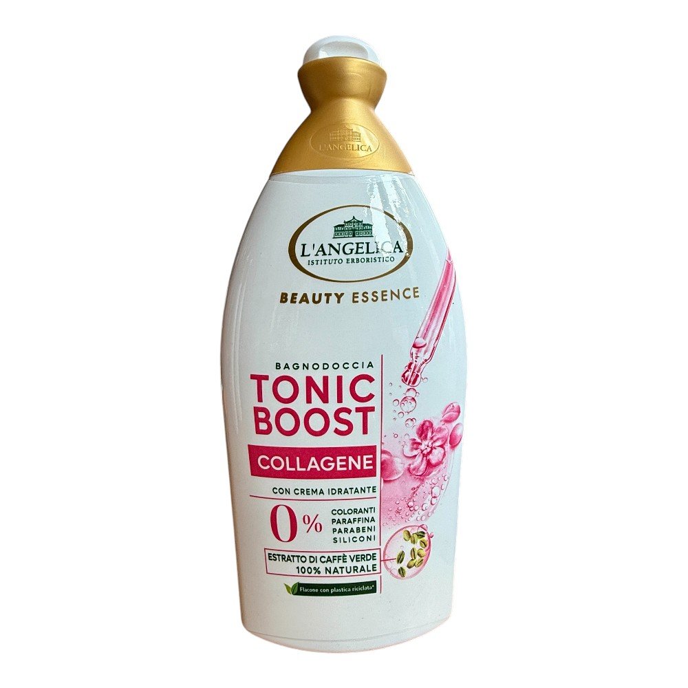 ang-Photoroom Gel de dus L’Angelica TONIC BOOST COLLAGENE 520ml - imagine 1