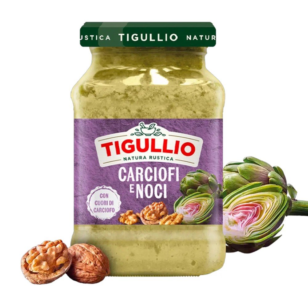 CARCIOFI-Photoroom Sos Pesto TIGULLIO Anghinare si Nuci 185gr - imagine 1