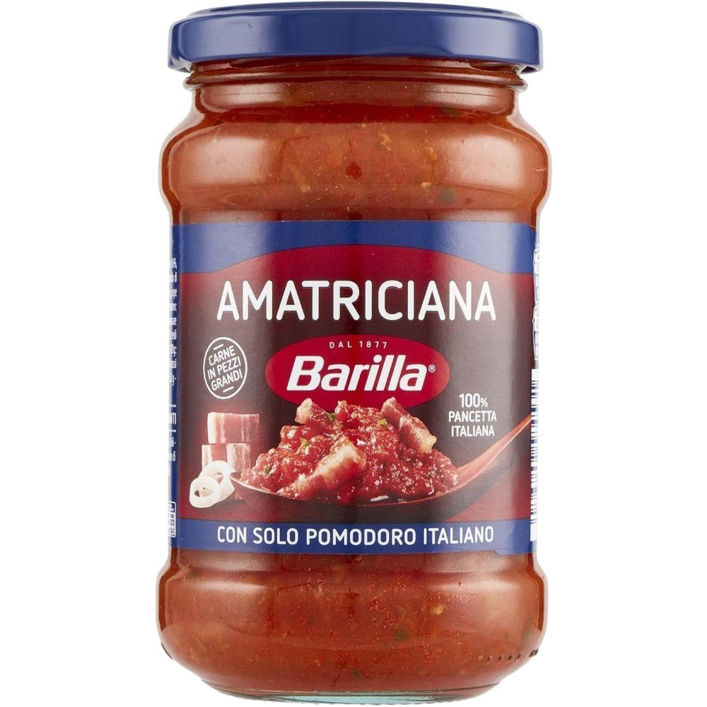 sa-Photoroom Sos Barilla AMATRICIANA cu rosii italiene 300gr - imagine 1