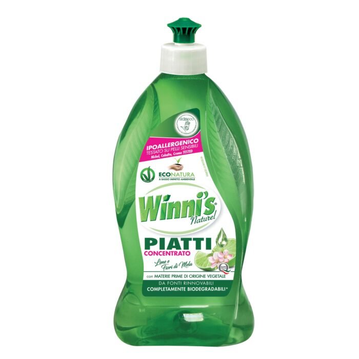 Detergent de vase Winni’s cu lime si flori de mar 500ml - imagine 1