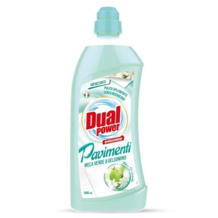 Detergent Pardoseli Dual Power Măr verde și Iasomie 1000ml