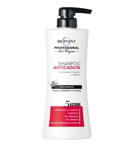 Sampon profesional Biopoint de întărire împotriva căderii părului 400ml