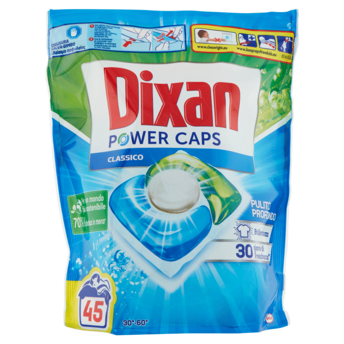 Detergent rufe DIXAN Power Caps Classico 45 capsule - imagine 1
