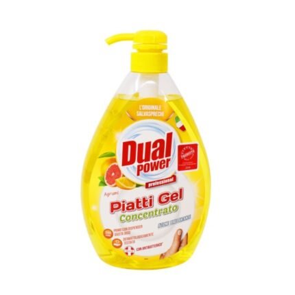 Detergent de Vase Concentrat Dual Power cu Aroma de Citrice 1000ml