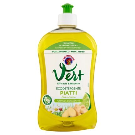 Eco-detergent de vase Vert Chanteclair cu Lime si Ghimbir 500ml