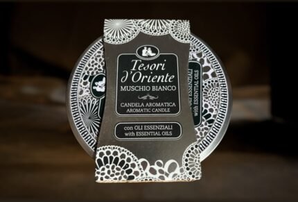 Lumânare parfumată TESORI D'ORIENTE mosc alb 200gr
