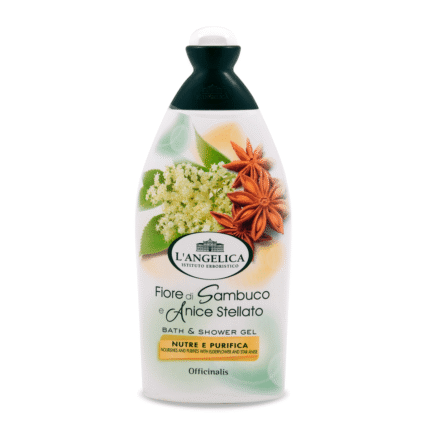 Gel de dus L’Angelica floare de soc si anason stelat 450ml