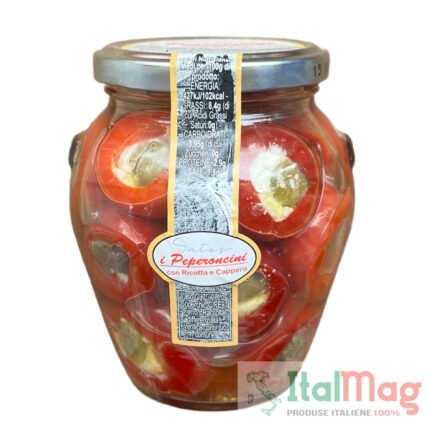 Aperitiv SATOS Ardei cu Ricotta si Capero 280gr