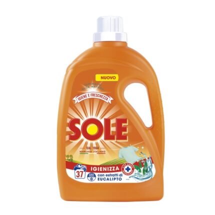 Detergent lichid SOLE cu extract de Eucalipt 37 spălări