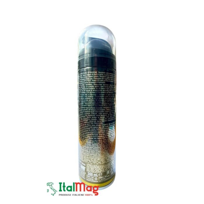 Spumă de ras MALIZIA UOMO cu argan și unt de shea 300 ml - imagine 2
